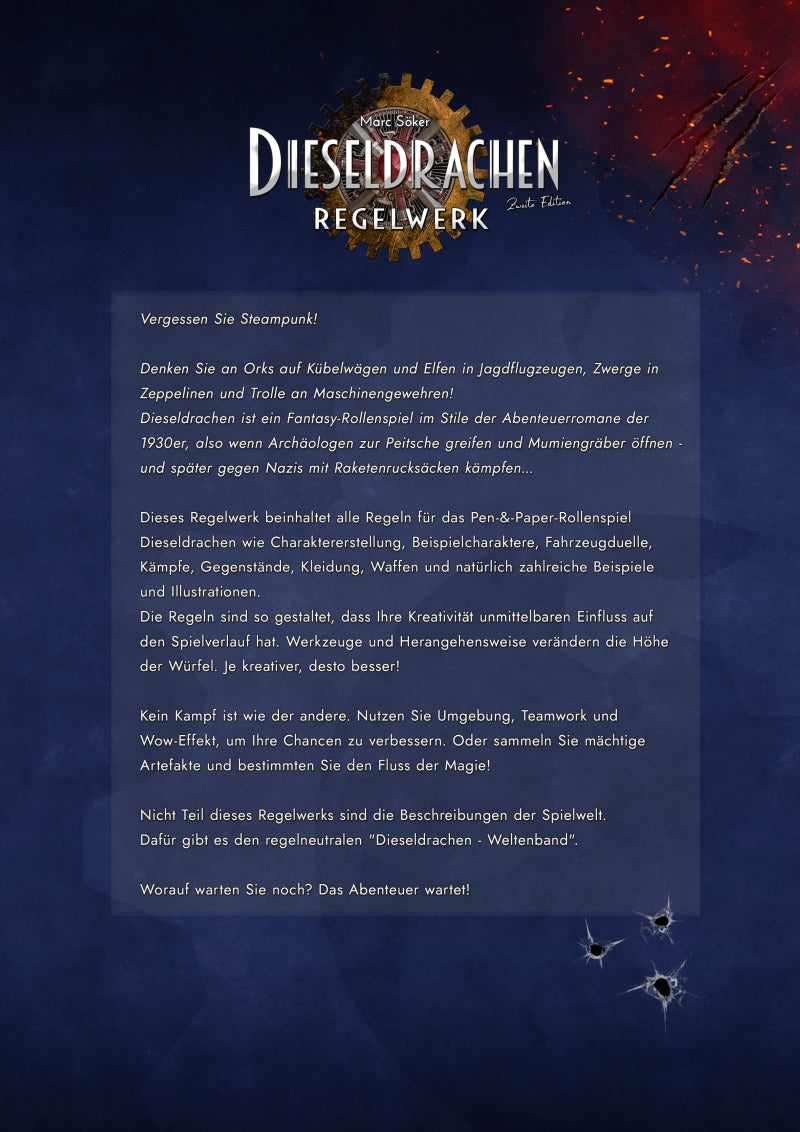 Dieseldrachen (2E) - Rules (German print)