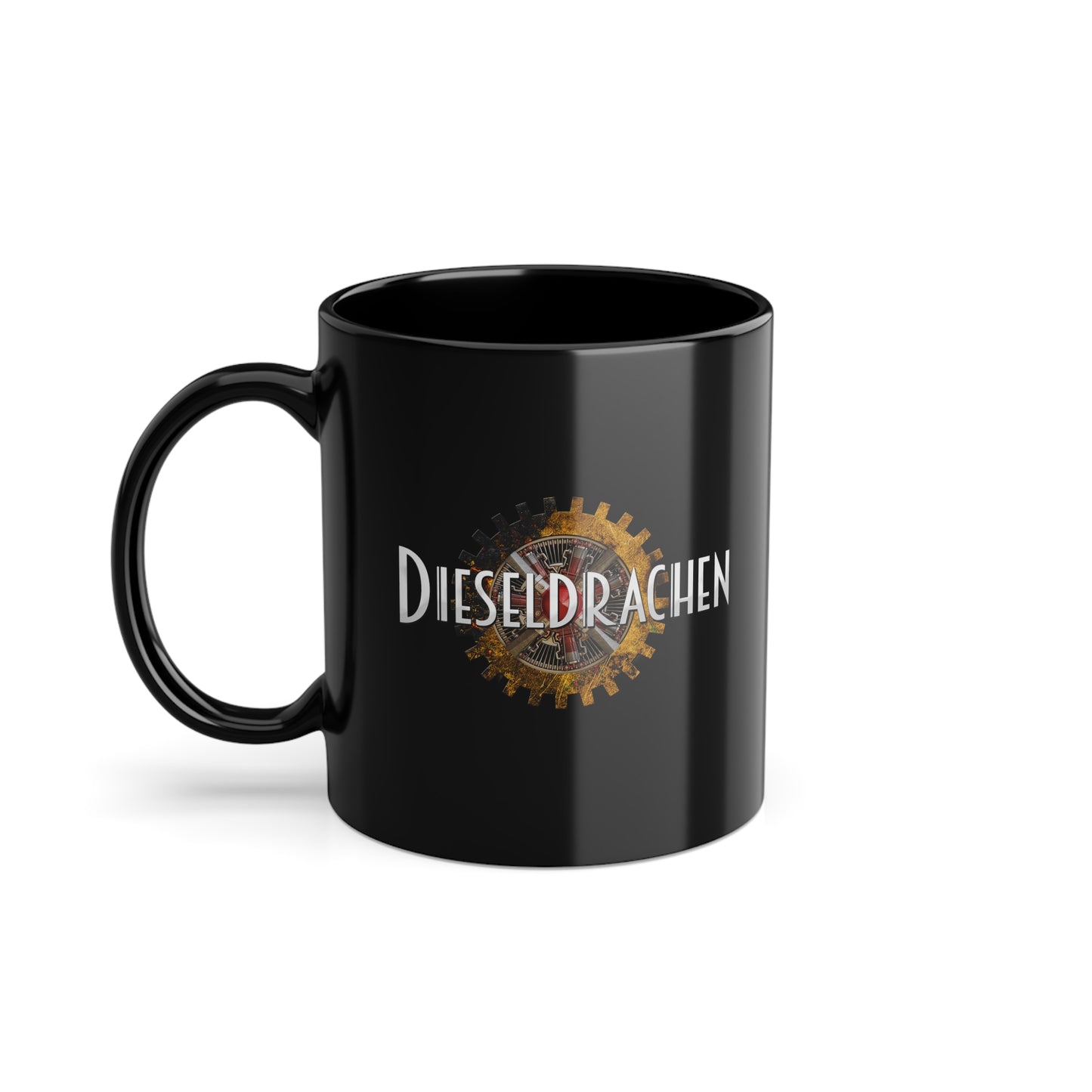 Tasse "Dieseldrachen" (schwarz)
