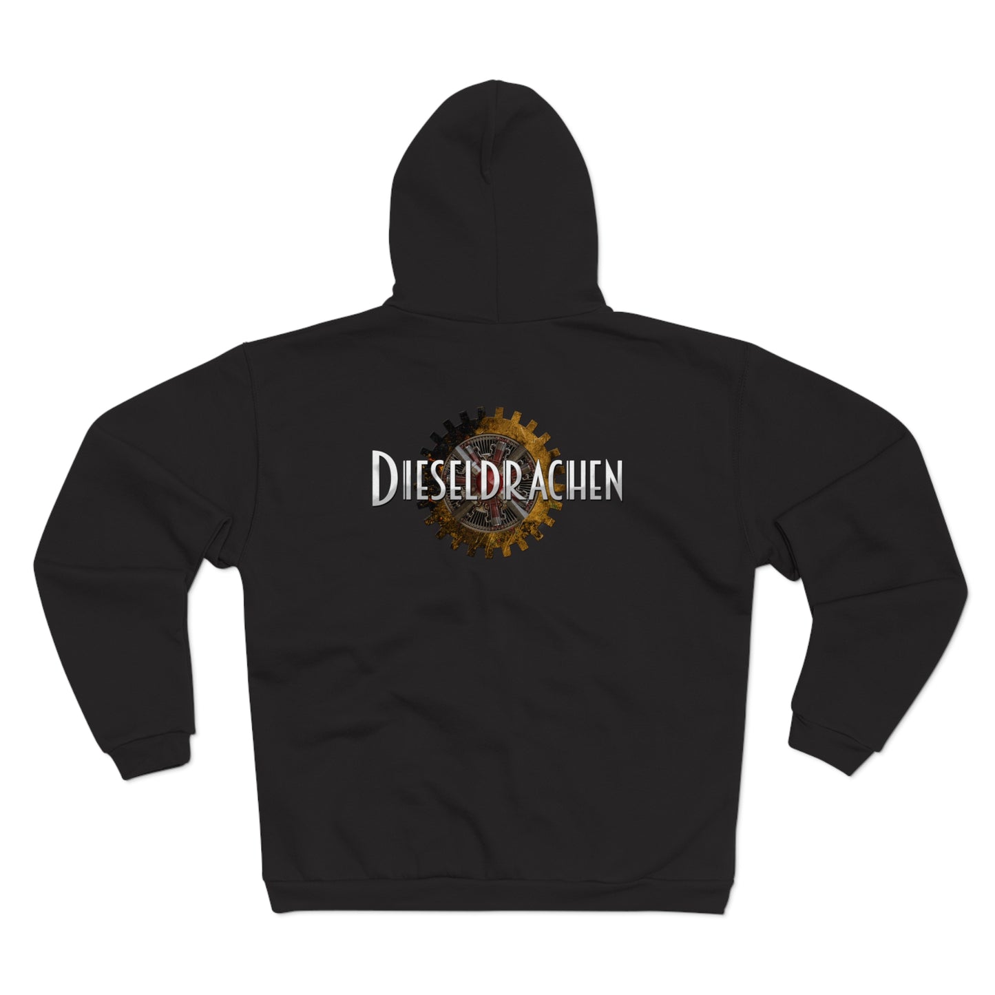 Hoodie mit Reißverschluss "Dieseldrachen"
