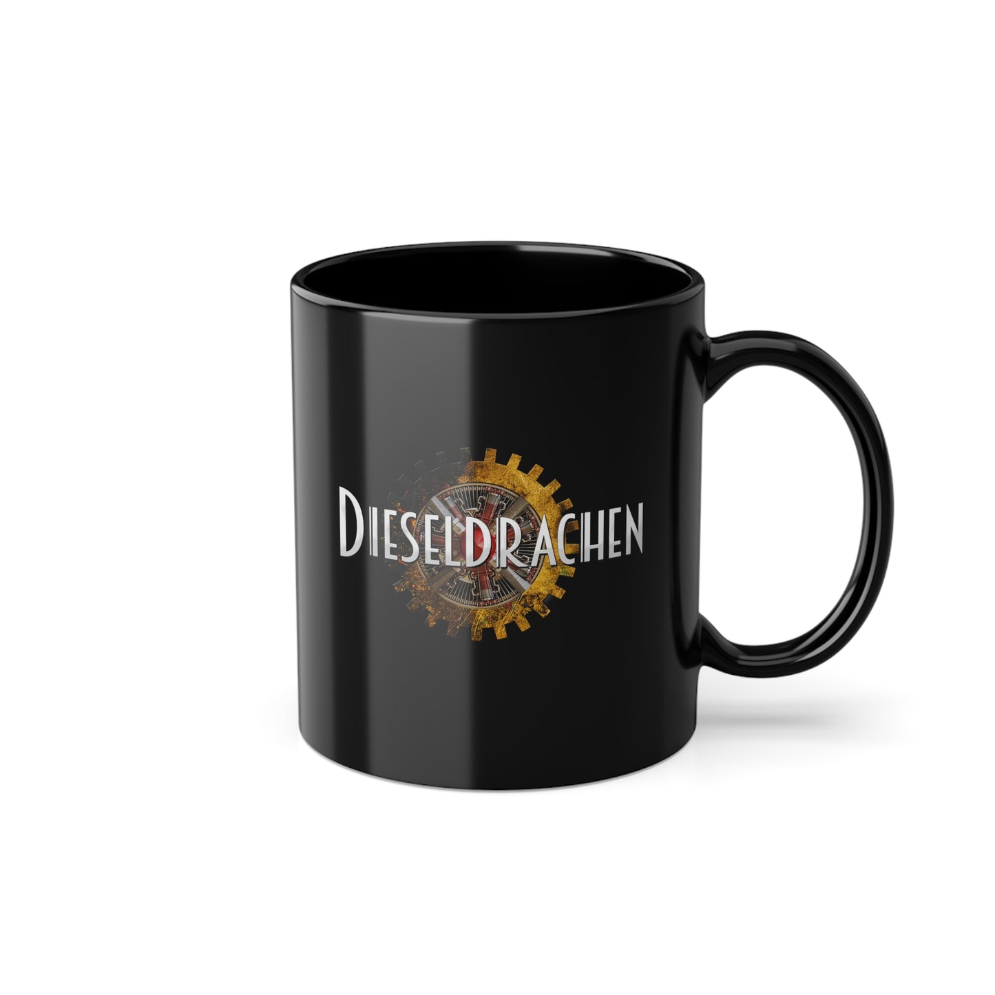 Tasse "Dieseldrachen" (schwarz)