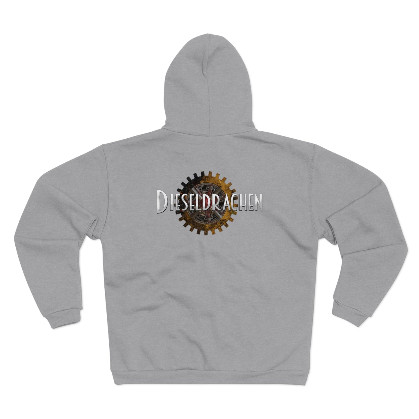 Hoodie mit Reißverschluss "Dieseldrachen"